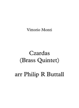 Czardas Brass Quintet Score
