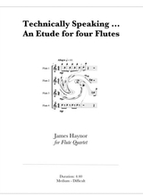 Technically Speaking An Etude For Four Flutes