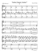 Piano Trio Thoughts On Lancaster 3rd Movement Schlof Bubeli Schlof