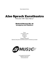 Also Sprach Zarathustra For Brass Quintet With Optional Timpani