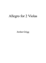 Allegro For 2 Violas