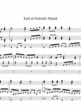 The Earle Of Oxfords March For Organ Byrd
