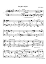 Debussy The Little Nigar Original Complete Version
