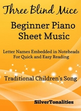Three Blind Mice Beginner Piano Sheet Music