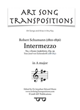 Intermezzo Op 39 No 2 A Major