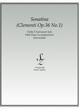 Sonatina Clementi Op 36 No 1 Treble F Instrument Solo
