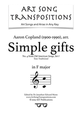 Simple Gifts F Major