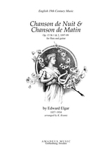 Chanson De Nuit And Chanson De Matin Op 15 For Flute And Guitar