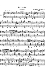 Chopin Mazurka In A Minor Op 68 No 2