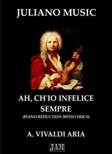 Ah Ch Infelice Sempre Piano Reduction With Lyrics A Vivaldi