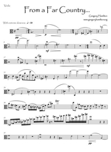 From A Far Country Viola Part