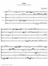 Fugue 03 From Well Tempered Clavier Book 2 Double Reed Quintet