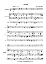 Sonnet For Cor Anglais Harpsichord And Cello