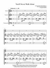 You Will Never Walk Alone String Quartet Score And Parts