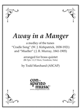 Away In A Manger A Medley Of Two Tunes Brass Quintet
