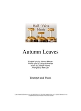 Autumn Leaves Trumpet And Piano