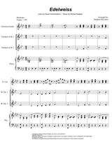 Edelweiss Duet For Bb Trumpet