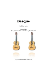 Basque Elton John For 2 Guitars