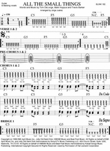 All The Small Things Guitar Tab