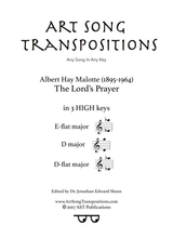 The Lords Prayer In 3 High Keys E Flat D D Flat Major