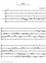 Fugue 12 From Well Tempered Clavier Book 1 Clarinet Quintet