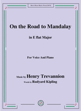 Henry Trevannion On The Road To Mandalay In E Flat Major For Voice Piano