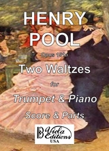 Opus 151a Two Waltzes For Trumpet Piano Score Parts