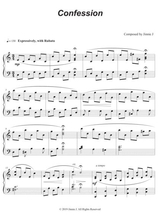 Confession Original Piano Composition