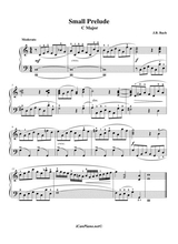Bach Small Prelude In C Bwv 939
