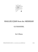 Handel Hallelujah Chorus From The Messiah For 8 Flutes