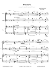 Schumann Trumerei Op 15 No 7 For Piano Trio