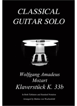 Wolfgang Amadeus Mozart Klaverstck K 33b Guitar