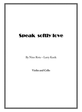 Speak Softly Love