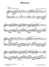 Bluemoon Romantic Piano Music By Miranda Wong
