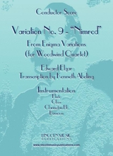 Elgar Nimrod From Enigma Variations For Woodwind Quartet