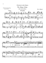 Mozart The Magic Flute Overture For Piano Duet 1 Piano 4 Hands Pm802