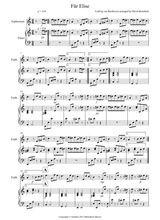 Fur Elise For Euphonium And Piano