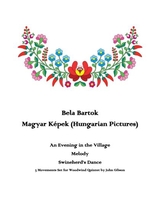 Bela Bartok Magyar Kepek Hungarian Pictures Set For Woodwind Quintet