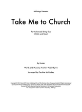 Take Me To Church Violin And Double Bass Duet