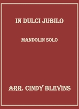 In Dulci Jubilo For Mandolin Solo