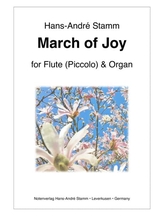 March Of Joy For Flute Piccolo And Organ