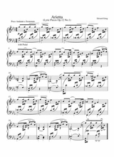 Edvard Grieg Lyric Pieces Book I Op 12 No 1 Arietta Original Complete Version