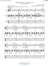 Morning Of Carnival Sheet Music For Vocals And Guitar