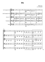Dix Hymn Tune For Brass Quintet With Reharmonisation And Descant