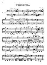 Rossini William Tell Overture For Piano Duet 1 Piano 4 Hands Pr822