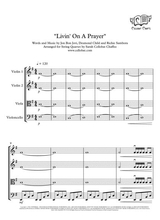 Livin On A Prayer String Quartet Bon Jovi Arr Cellobat
