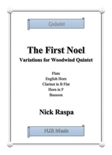The First Noel Variations For Woodwind Quintet Full Set