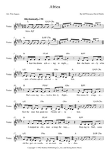 Africa Vocal Lead Sheet