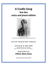 A Cradle Song From Songs Of Yeats Collection Clifton Davis