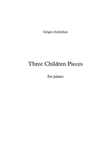 Three Children Pieces For Piano